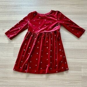 Gap Red velvet Christmas dress in XS